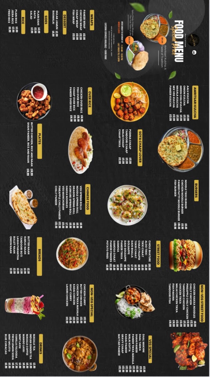 Menu Ruh’S Kitchen (Indian) - Manteca-5