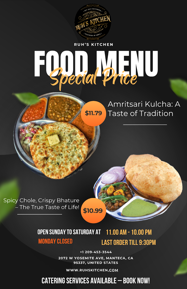 Menu Ruh’S Kitchen (Indian) - Manteca-6